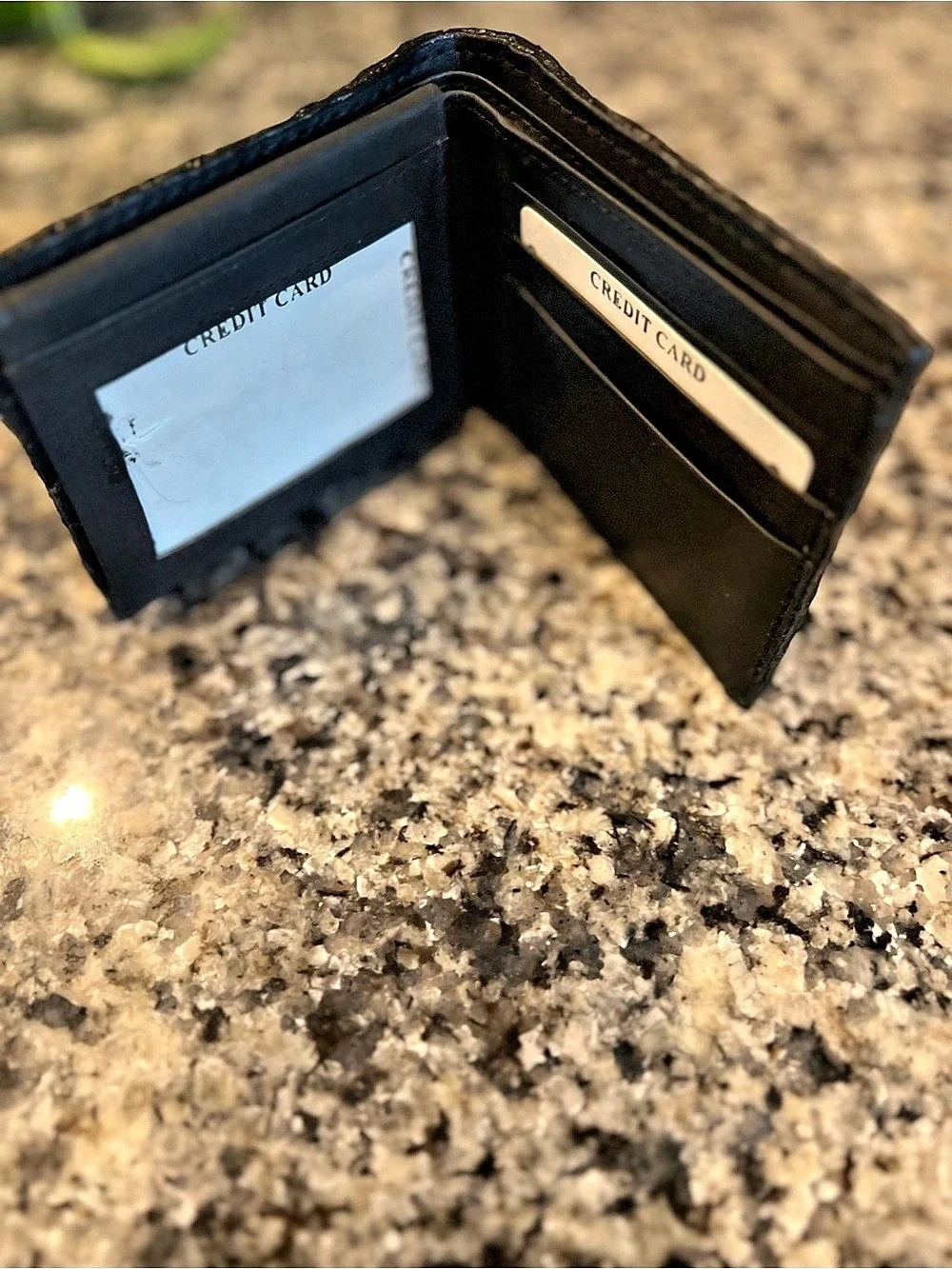 Handcrafted Alligator Black Leather Men’s Wallet New
